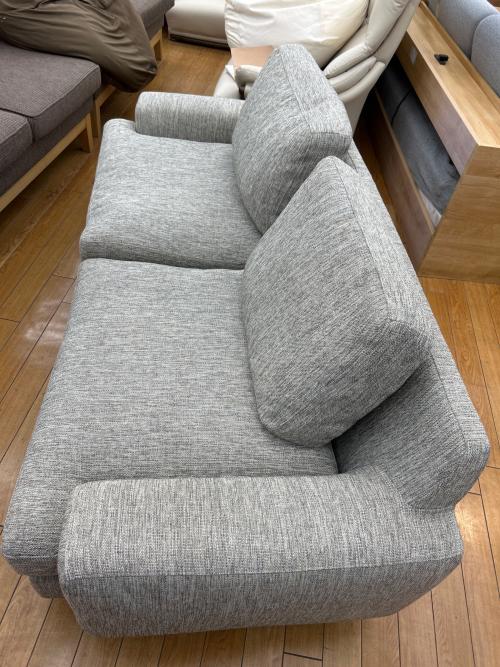 UNICO (ウニコ) 3人掛けソファー 幅:約190㎝ ベージュ GREIG