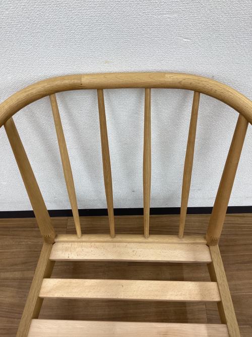 日進木工 (ニッシンモッコウ) ラウンジチェアー WHITE WOOD