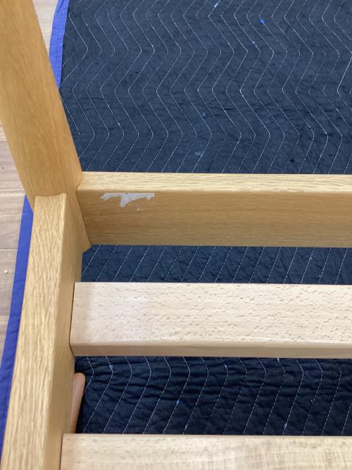 日進木工 (ニッシンモッコウ) ラウンジチェアー WHITE WOOD