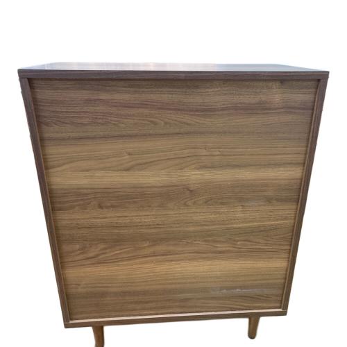 LOWYA (ロウヤ) ミドルチェスト 幅:約80㎝ ウォールナットカラー