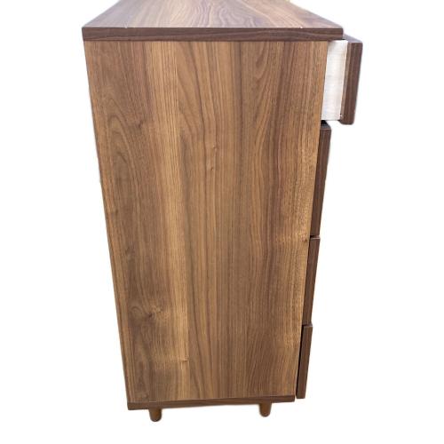 LOWYA (ロウヤ) ミドルチェスト 幅:約80㎝ ウォールナットカラー