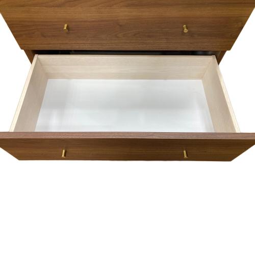 LOWYA (ロウヤ) ミドルチェスト 幅:約80㎝ ウォールナットカラー