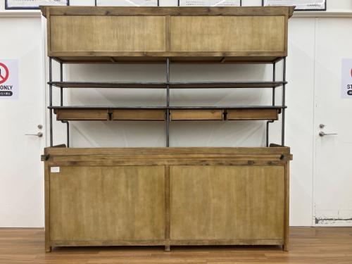 Knot antiques (ノットアンティークス) キャビネット ステッド キャビネット ブラウン STEAD CABINET W206