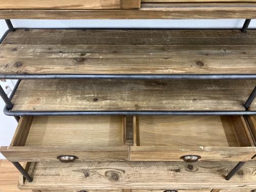 Knot antiques (ノットアンティークス) キャビネット ステッド キャビネット ブラウン STEAD CABINET W206