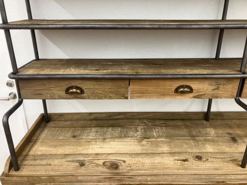 Knot antiques (ノットアンティークス) キャビネット ステッド キャビネット ブラウン STEAD CABINET W206