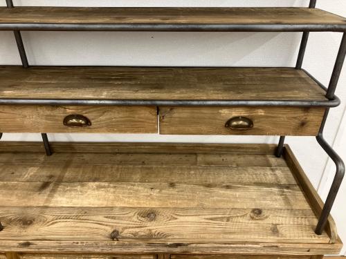 Knot antiques (ノットアンティークス) キャビネット ステッド キャビネット ブラウン STEAD CABINET W206