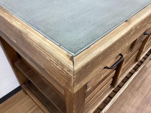 【トレファクマーケット久喜店】Knot antiques　カウンターテーブル　POTTERY  TABLE Knot antiques (ノットアンティークス) カウンターテーブル POTTERY