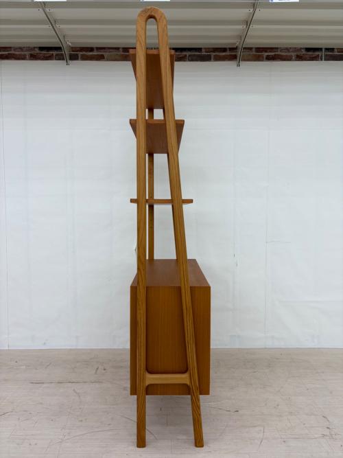 CHLOROS (クロロス) サイドボード ブラウン Foundation アシンメトリーサイドボード