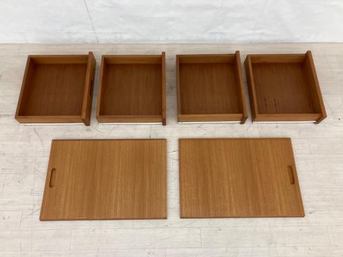 CHLOROS (クロロス) シェルフ ブラウン Bi-color ユニットシェルフ アシンメトリーキャビネット