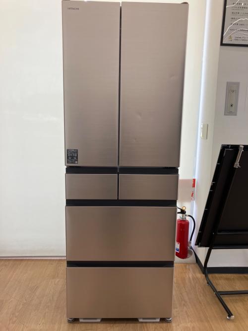 HITACHI (ヒタチ) 6ドア冷蔵庫 R-HWC54X 2025年製 正面扉ヘコミ・キズ有 540L