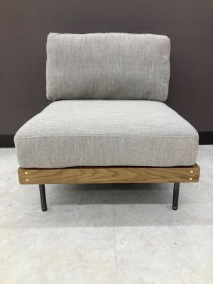 journal standard Furniture (ジャーナルスタンダードファニチャー) 1人掛けソファー 幅:約67.5㎝ ベージュ×ブラウン LILLE SOFA 1P