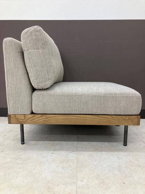 journal standard Furniture (ジャーナルスタンダードファニチャー) 1人掛けソファー 幅:約67.5㎝ ベージュ×ブラウン LILLE SOFA 1P