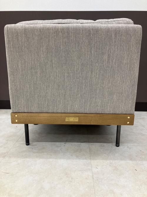 journal standard Furniture (ジャーナルスタンダードファニチャー) 1人掛けソファー 幅:約67.5㎝ ベージュ×ブラウン LILLE SOFA 1P