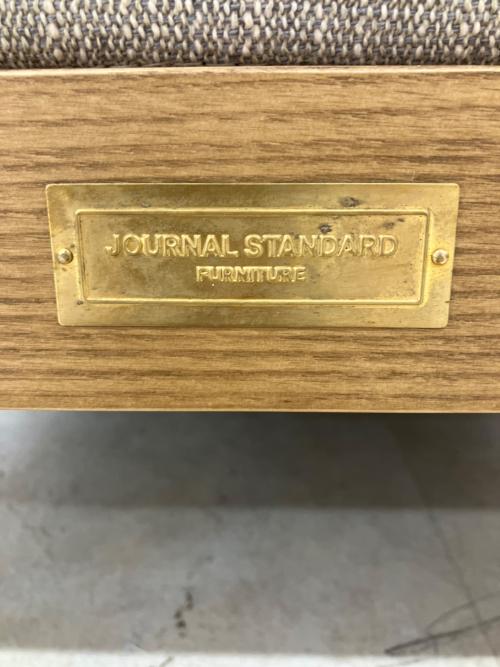 journal standard Furniture (ジャーナルスタンダードファニチャー) 1人掛けソファー 幅:約67.5㎝ ベージュ×ブラウン LILLE SOFA 1P