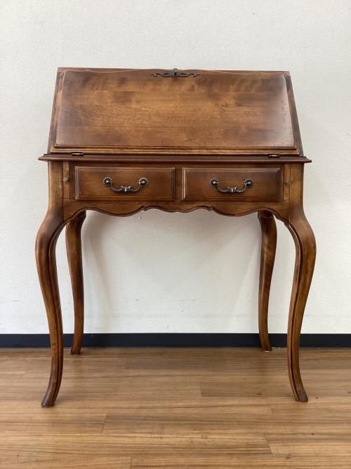 ETHAN ALLEN (イーセンアーレン) ライティングビューロー ブラウン