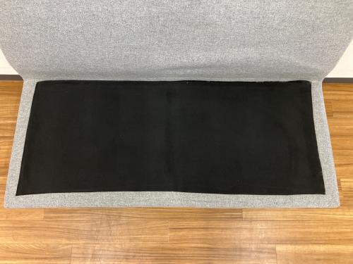 UNICO (ウニコ) 2人掛けソファー グレー NORD bench backrest
