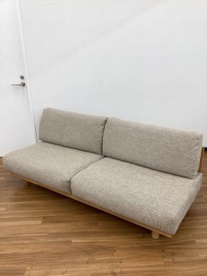 無印良品 (ムジルシリョウヒン) 3人掛けソファー ゆったり座れるアームレスソファ 3シーター