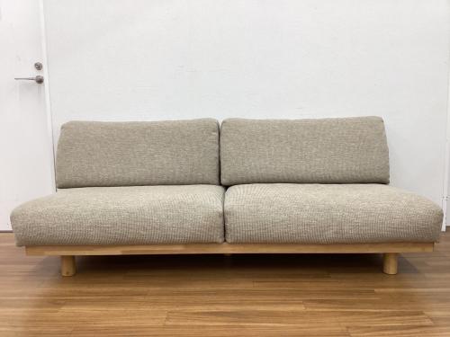 無印良品 (ムジルシリョウヒン) 3人掛けソファー ゆったり座れるアームレスソファ 3シーター