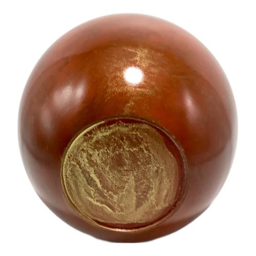 竹中銅器 花器 レッド 幅15.2X奥行15.2X高さ15.2cm 銅製花瓶 晃琳 レッド 103-10