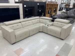 IDC大塚家具 (アイディーシーオオツカカグ) 電動リクライニングコーナーソファー アイボリー L/S Motion 39N