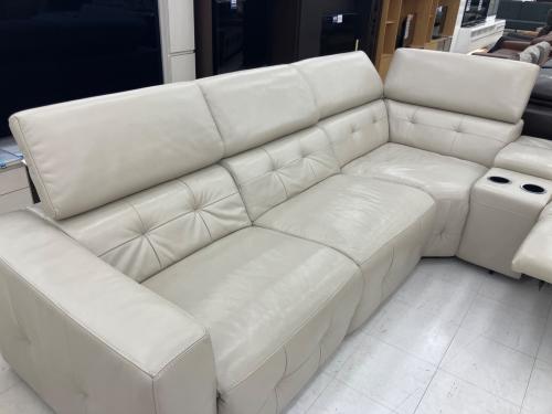 IDC大塚家具 (アイディーシーオオツカカグ) 電動リクライニングコーナーソファー アイボリー L/S Motion 39N