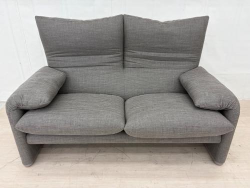 CASSINA (カッシーナ) 2人掛けソファー グレー マラルンガ