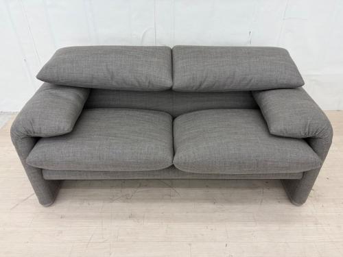 CASSINA (カッシーナ) 2人掛けソファー グレー マラルンガ