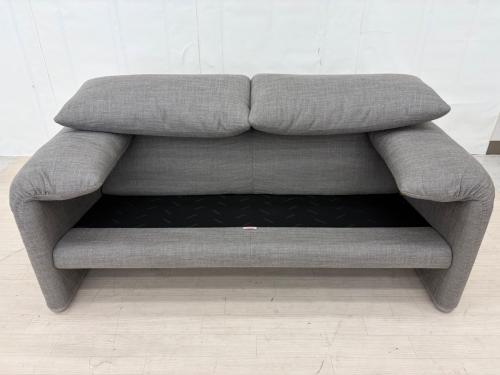 CASSINA (カッシーナ) 2人掛けソファー グレー マラルンガ