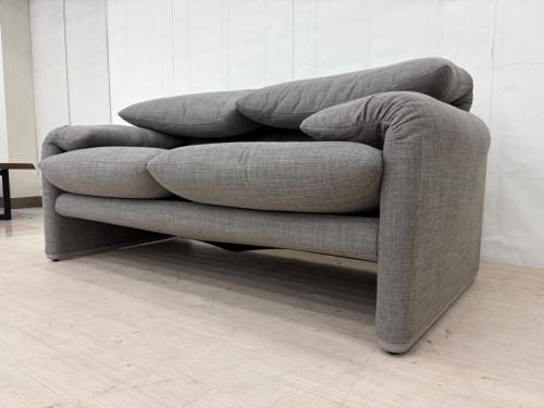 CASSINA (カッシーナ) 2人掛けソファー グレー マラルンガ
