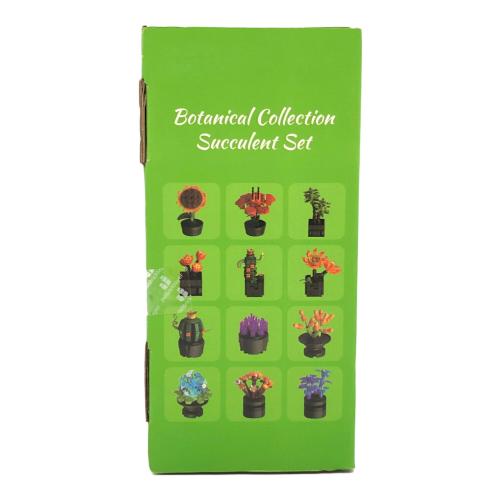 JMBricklayer 花多肉植物ビルディングブロックセット 大人用 10001 12パック 植物コレクション 小さな植物ビルディングブロック 花盆栽モデル 部屋 ホームデコレーション 女性 女の子へのかわいい花のギフト