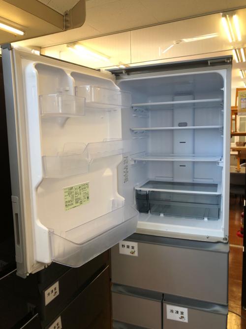 SHARP (シャープ) 5ドア冷蔵庫 SJ-XW46P-S 2025年製 冷蔵庫ポケットトレー 455L