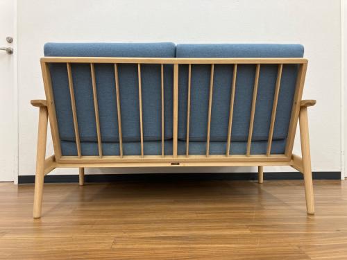 karimoku (カリモク) 2人掛けソファー ミモザ WD4332 スカイブルー