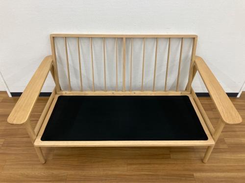 karimoku (カリモク) 2人掛けソファー ミモザ WD4332 スカイブルー