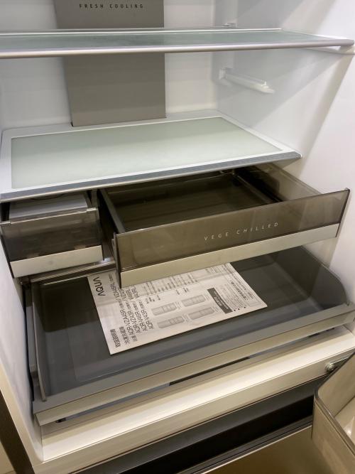 AQUA (アクア) 4ドア冷蔵庫 AQR-V43R 2025年製 自動製氷／急速製氷／急速冷凍 433L　Delie(デリエ)