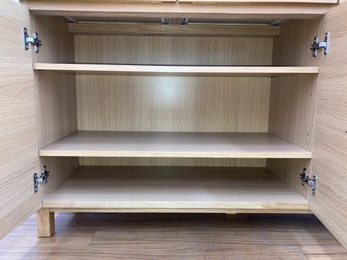 無印良品 (ムジルシリョウヒン) サイドボード 幅:約120㎝ 木製キャビネット