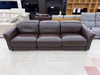 IDC大塚家具 (アイディーシーオオツカカグ) 3人掛け電動リクライニングソファー ブラウン L/S relax-56