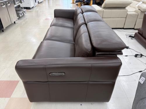 IDC大塚家具 (アイディーシーオオツカカグ) 3人掛け電動リクライニングソファー ブラウン L/S relax-56