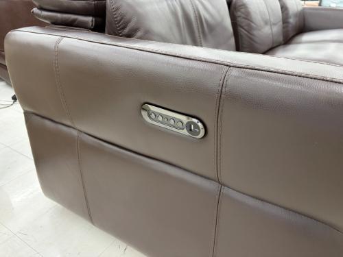 IDC大塚家具 (アイディーシーオオツカカグ) 3人掛け電動リクライニングソファー ブラウン L/S relax-56