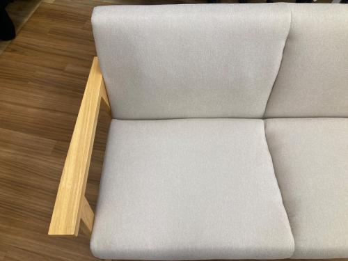 コスパクリエーション 2人掛けソファー 木肘北欧ソファ Herttoniemi ヘルトニエミ 2P