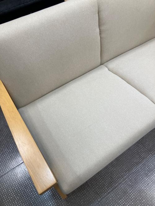 コスパクリエーション 2人掛けソファー 木肘北欧ソファ Herttoniemi ヘルトニエミ 2P