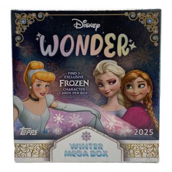 2025 Topps ディズニー ワンダー-ファクトリーシール-メガボックス。