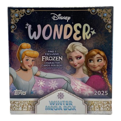 2025 Topps ディズニー ワンダー-ファクトリーシール-メガボックス。