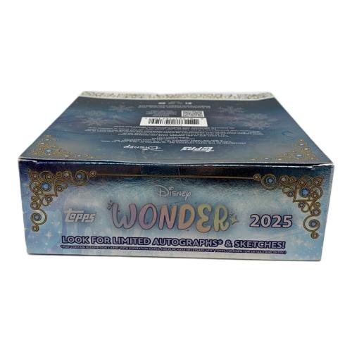 2025 Topps ディズニー ワンダー-ファクトリーシール-メガボックス。