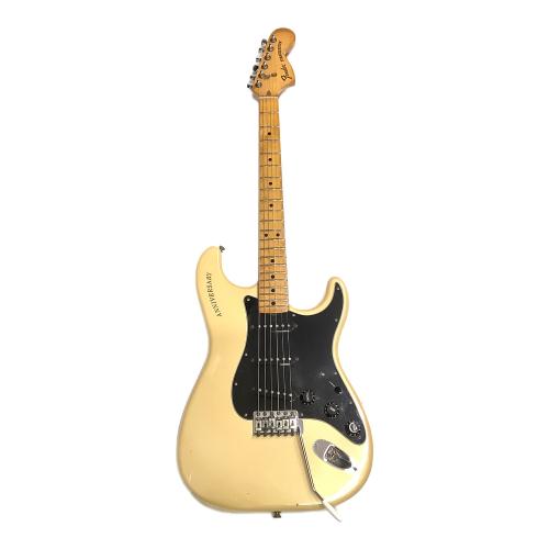 FENDER USA エレキギター 25thAnniversary Stratocaster  シルバー系 1980年初期製造。