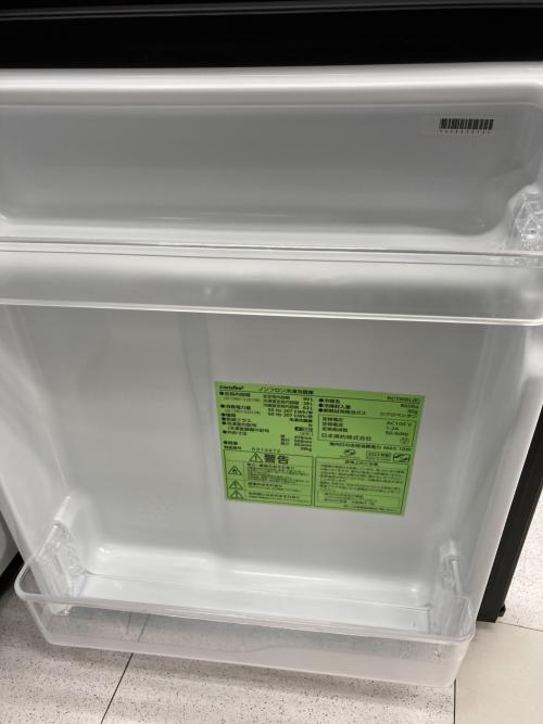 日本美的 2ドア冷蔵庫 RCT90BL 2023年製