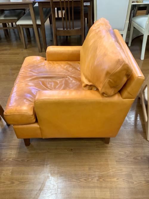 PACIFIC FURNITURE SERVICE (パシフィックファニチャーサービス) 1人掛けソファー キャメル