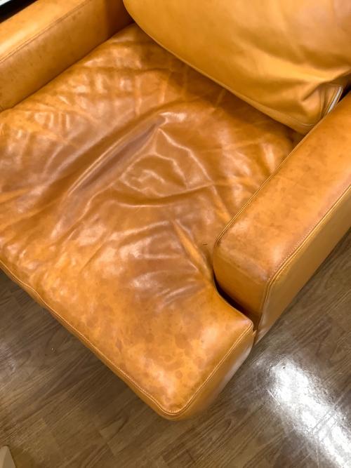 PACIFIC FURNITURE SERVICE (パシフィックファニチャーサービス) 1人掛けソファー キャメル