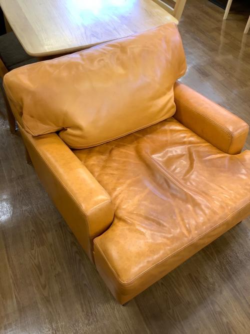 PACIFIC FURNITURE SERVICE (パシフィックファニチャーサービス) 1人掛けソファー キャメル