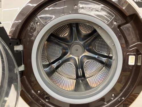HITACHI (ヒタチ) ドラム式洗濯乾燥機 BD-SX110CL 2019年製 背面サビ有