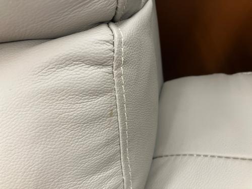ニトリ 2人掛けソファー LB07 LEATHER MO 幅:約160㎝ グレー